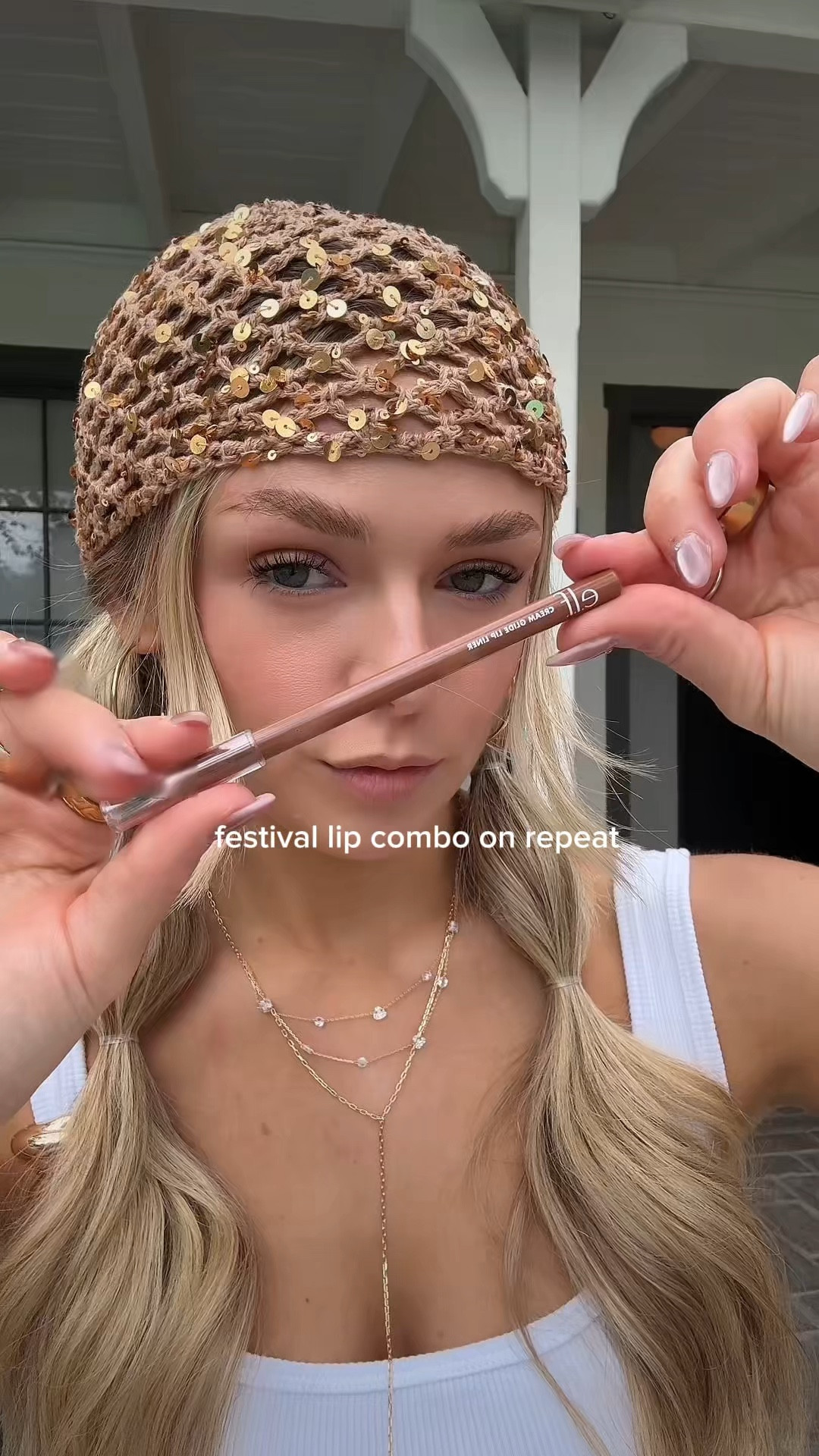 My festival lip combo using all @elfcosmetics #Ad #Paidlink #elfcosmetics #elfingamazing #eyeslipsface #crueltyfree #vegan #elfpartner 