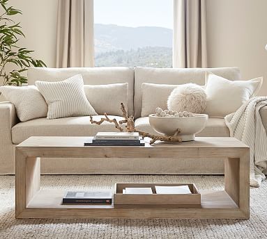 Folsom Rectangular Coffee Table | Pottery Barn (US)