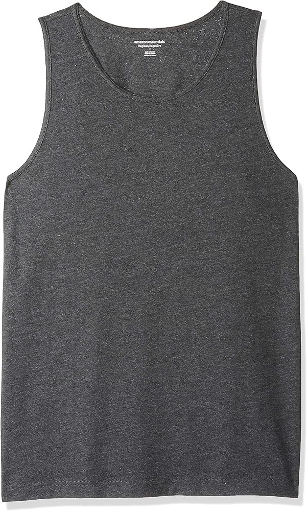 Amazon Essentials Men's Regular-Fit Sleeveless Tank Tops | Amazon (US)