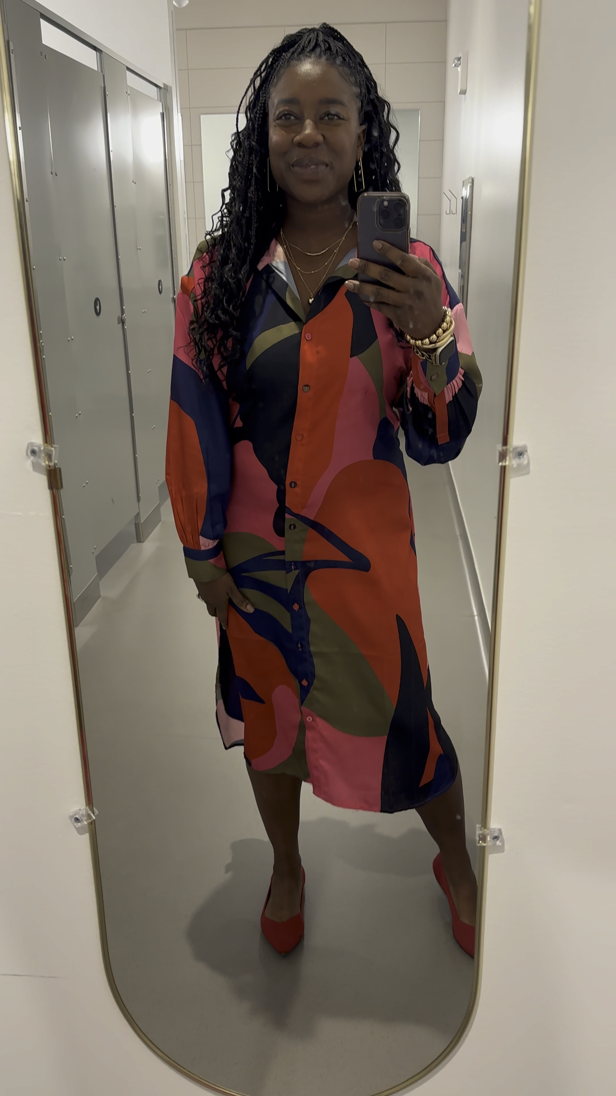 I love this Amazon the Drop x Takunda abstract dress. It’s my showstopper pop of color dress. So comfy and TTS

#LTKworkwear #LTKVideo #LTKstyletip