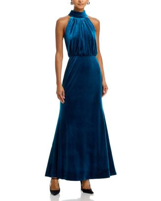 Mock Neck Blouson Gown | Bloomingdale's (US)