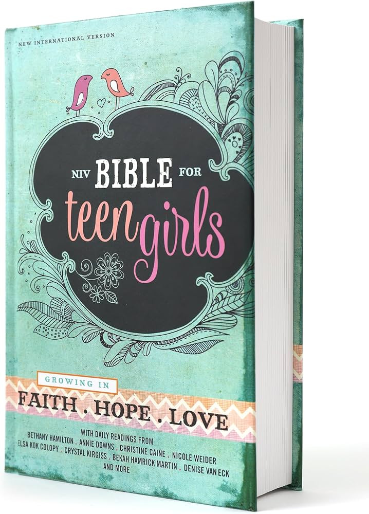 NIV, Bible for Teen Girls, Hardcover: Growing in Faith, Hope, and Love – The Perfect Christian ... | Amazon (US)