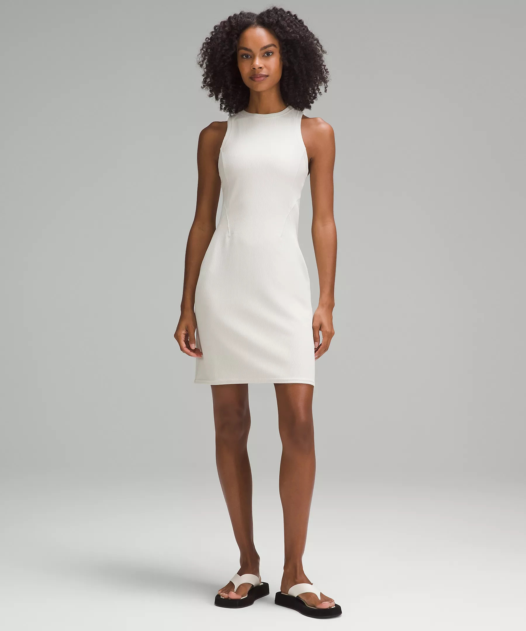 Ribbed Softstreme Slim-Fit Tank Dress | Lululemon (US)