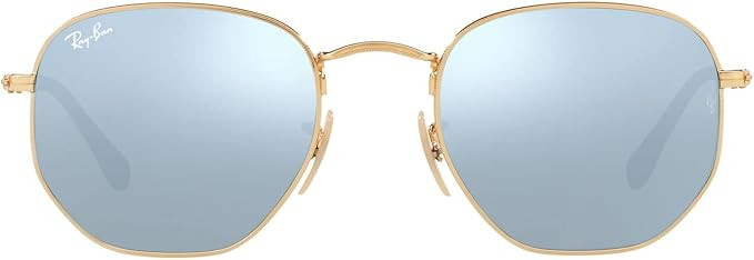 Ray-Ban unisex-adult Rb3548n Hexagonal Flat Lens Hexagonal Sunglasses | Amazon (US)