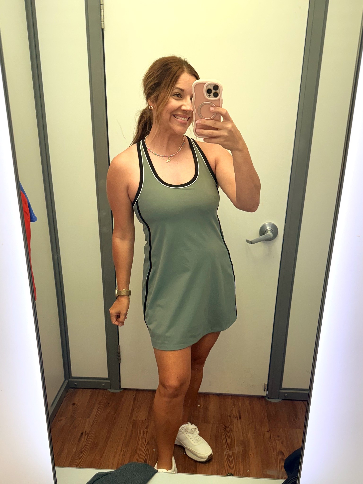 Wearing a size mediumm