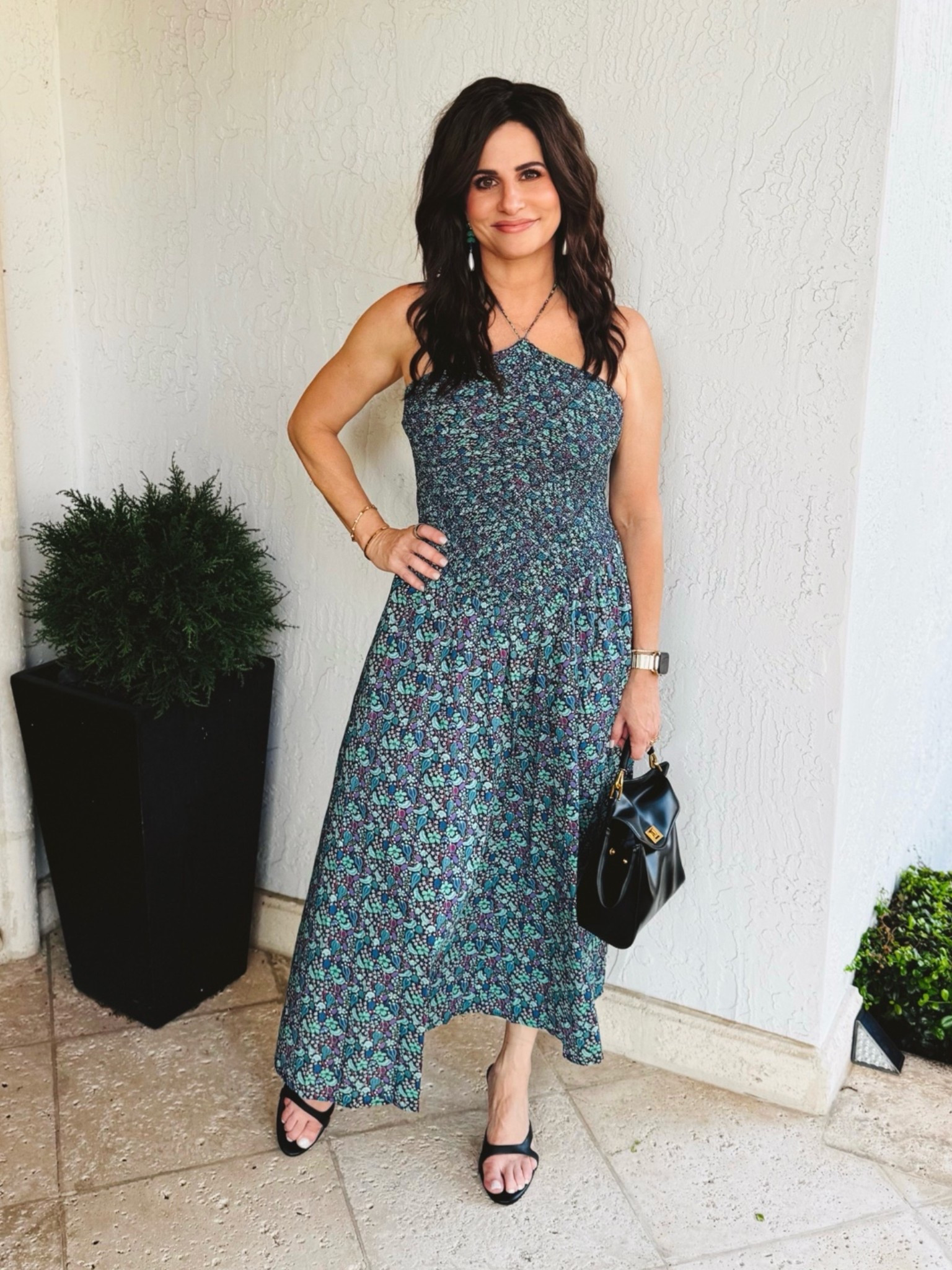 Really cute summer dress. On sale ! Wearing a 4. Could of sized down. 
#summerdress #maxidress

#LTKSeasonal #LTKOver40 #LTKSaleAlert