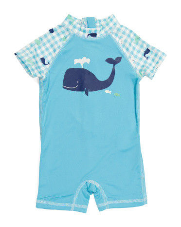 Infant Boys Whale One-piece Rash Guard | TJ Maxx