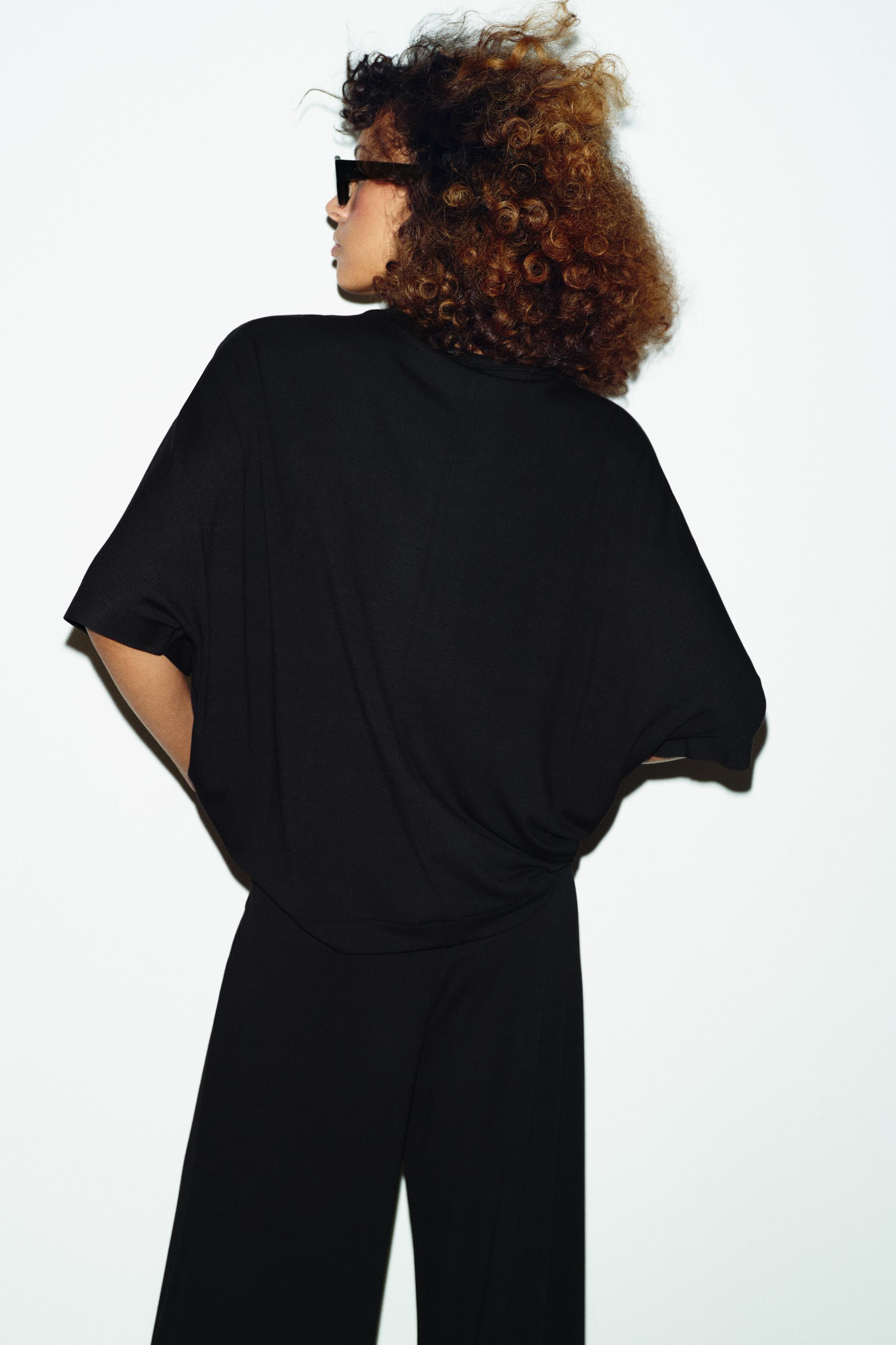 FLOWY OVERSIZED T-SHIRT | Zara US