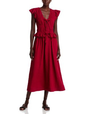 SeaRegina Peplum Midi Dress | Bloomingdale's (US)