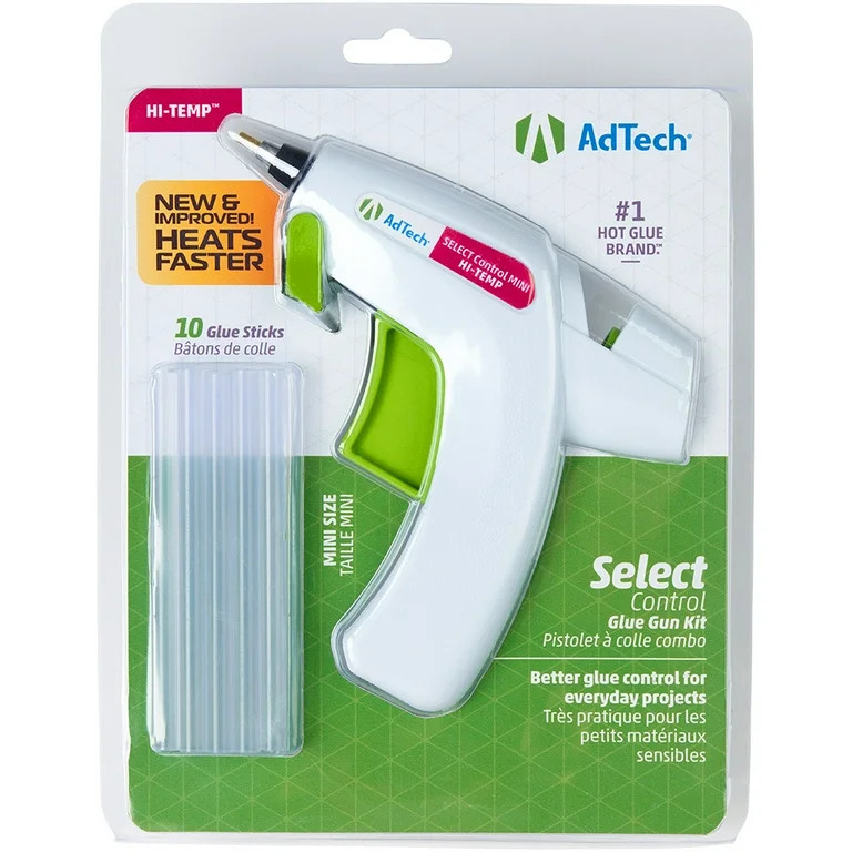 AdTech Project Pro High Temperature Glue Gun Kit, White, Plastic | Walmart (US)