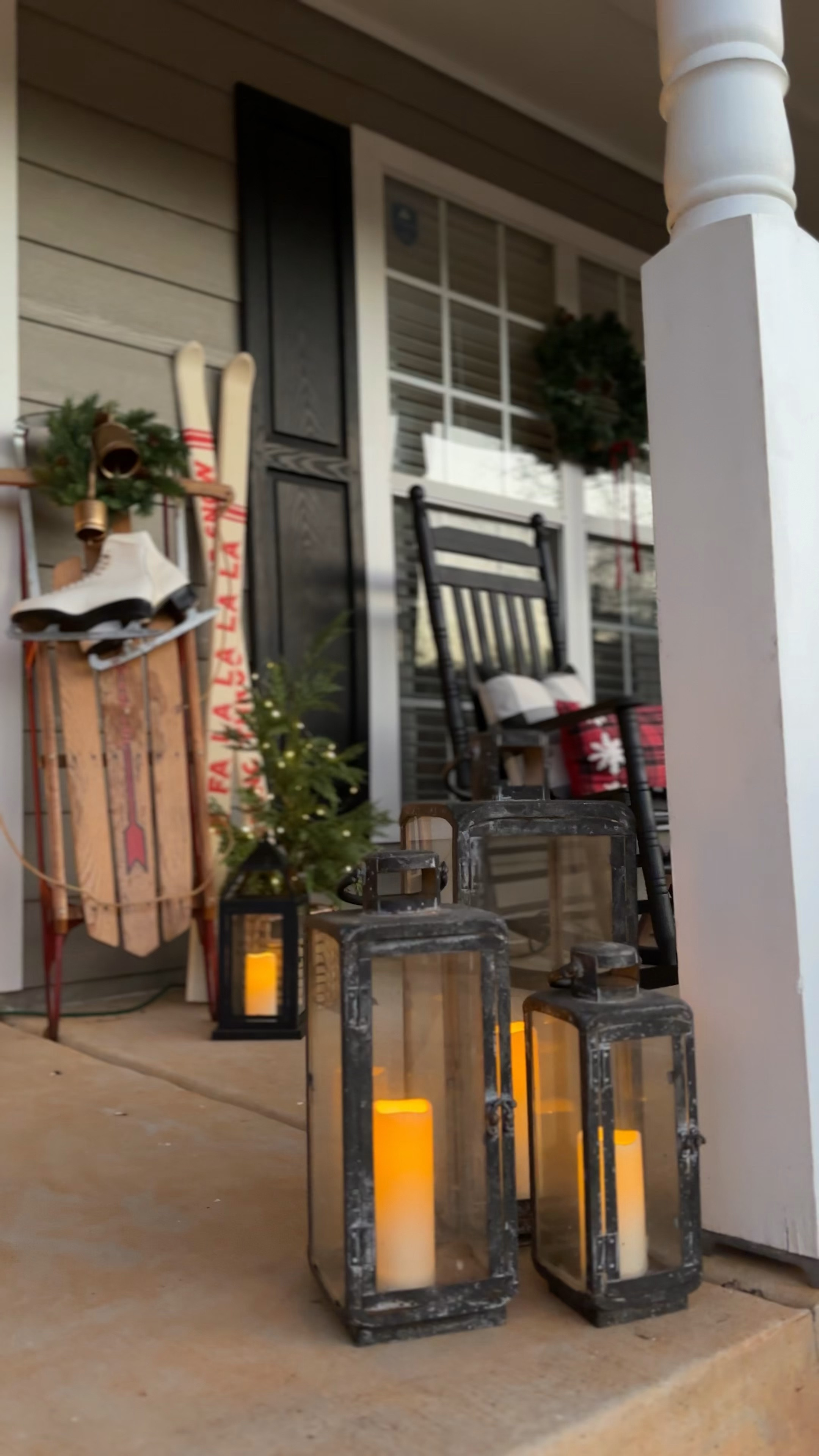 Best outdoor pillar candles - plastic so won’t melt in the south like the wax ones do!  I use them all winter long to add light and ambiance to our porch 

#LTKHoliday #LTKSeasonal #LTKHome