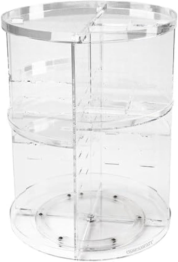 360 Rotating Makeup Organizers, Acrylic Makeup Organizers Bathroom Lazy Susan Organizer 360 Organ... | Amazon (US)