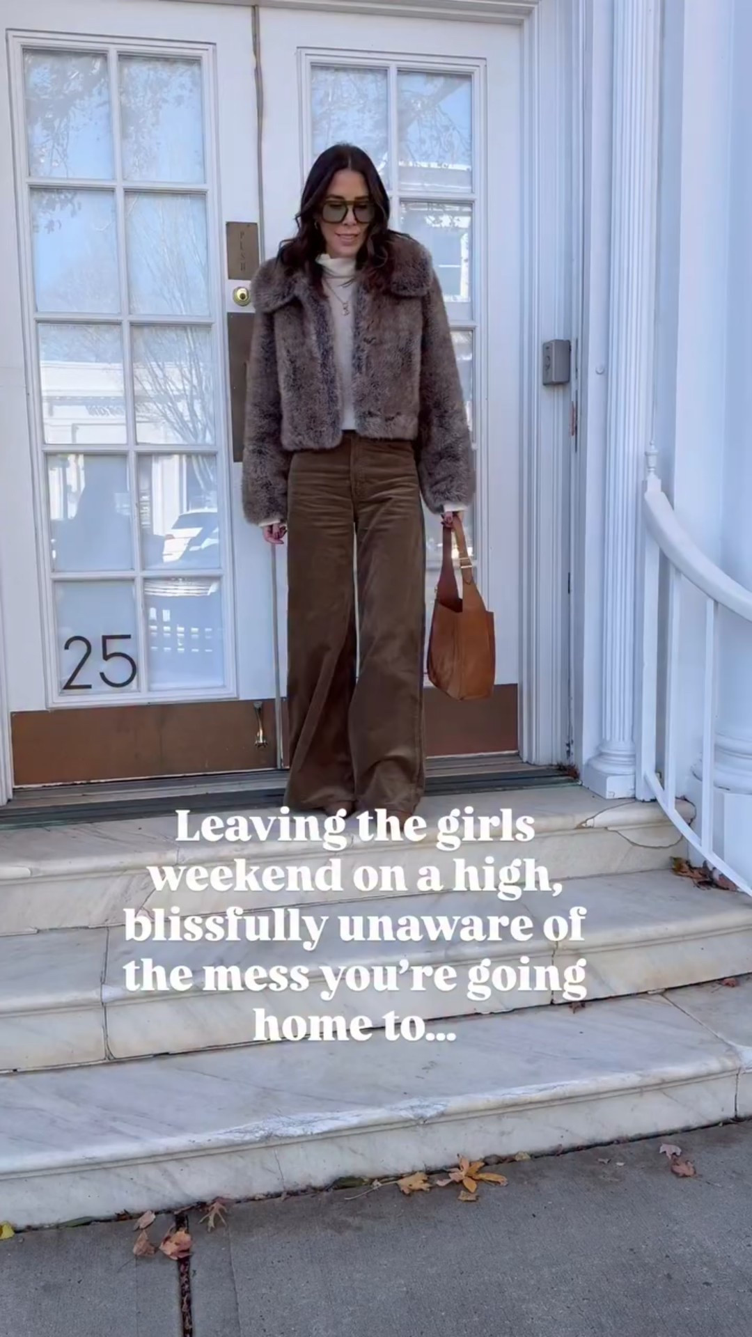 We relaxed and enjoyed for 48 hours, but now we’ll pay the price! 🤣 

#momhumor #girlsgetaway

Jacket: @mango 
Pants: @mango 
Sweater: @naadam.co 
Boots: @dolcevita