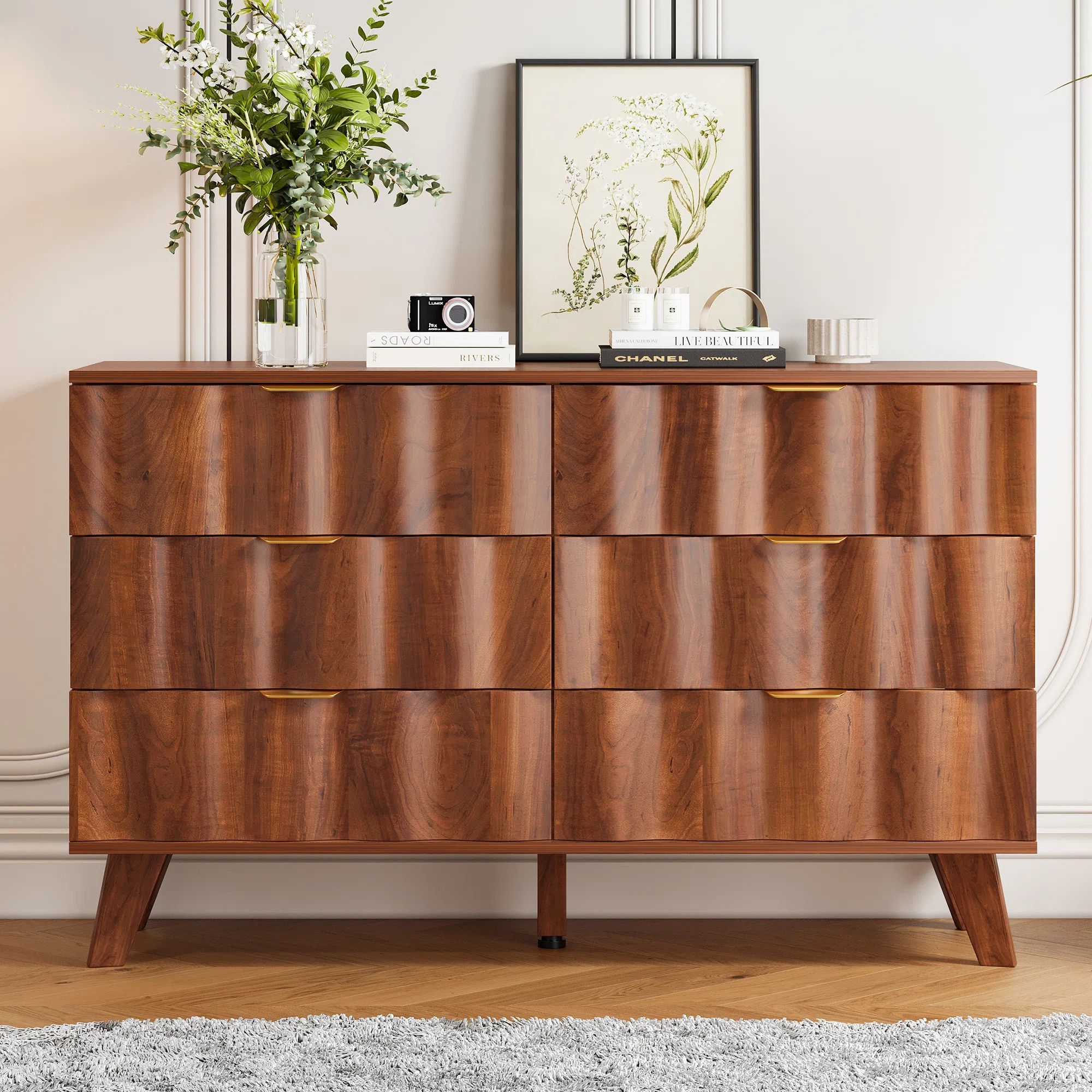 Crestside 6 Drawer 47.2" W Double Dresser | Wayfair North America