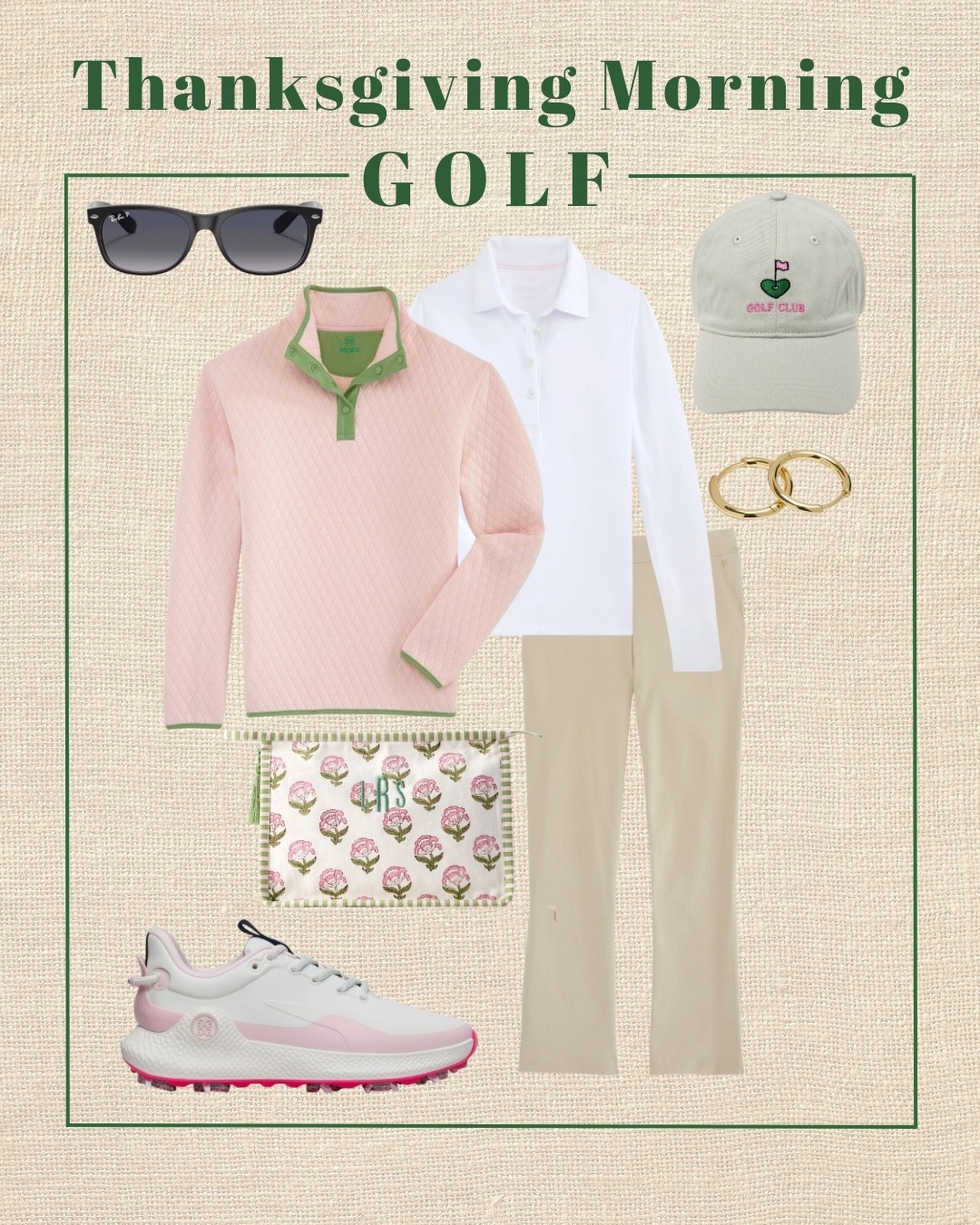 There is nothing better than getting the turkey on the oven and going out to play a quick 9. In the northeast, Thanksgiving tends to be chilly so layering up is important. Love this 2/4 zip as a layering piece  

#LTKSeasonal #LTKHoliday #LTKActive