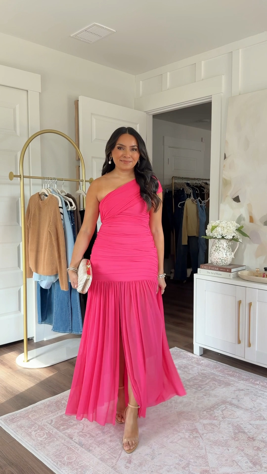 Amazon Wedding Guest Dresses!
For reference: I’m 5’0, 32b bra size, and 2/26 in bottoms, pear shaped. 
*Everything I share is unaltered! TTS means true to size. Between size 5-6.5 in shoes

Rose pink one shoulder dress size small TTS
Blue off the shoulder dress size xs TTS
Navy smocked tulle dress size small TTS
Pink floral dress size xs TTS
Sage green off the shoulder dress size small TTS
Shapewear shorts size small-medium TTS
Clear heels - old, similar linked




#LTKgrwm #LTKWedding #LTKPetite