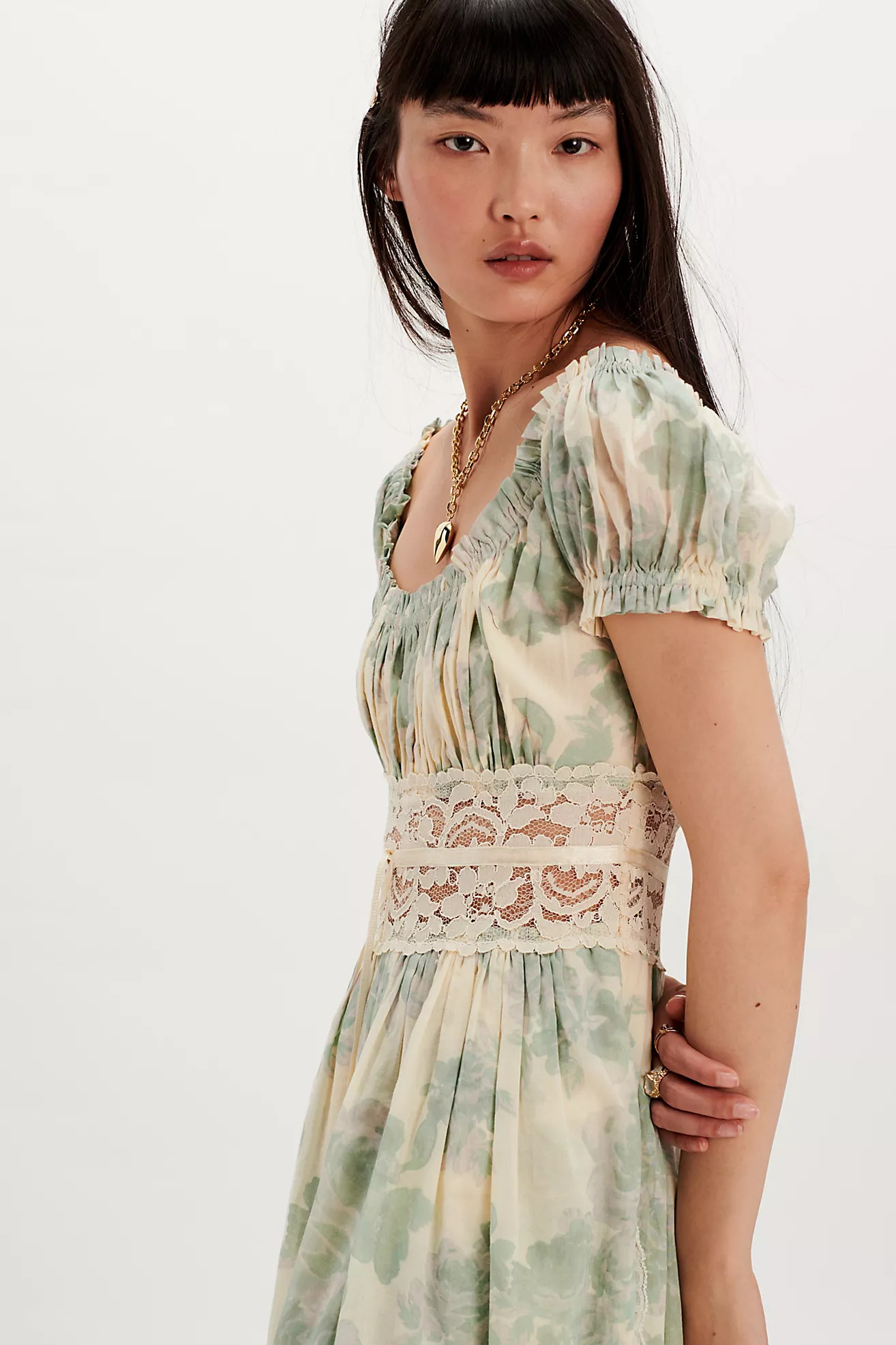 Honeysuckle Printed Midi Dress | Free People (Global - UK&FR Excluded)