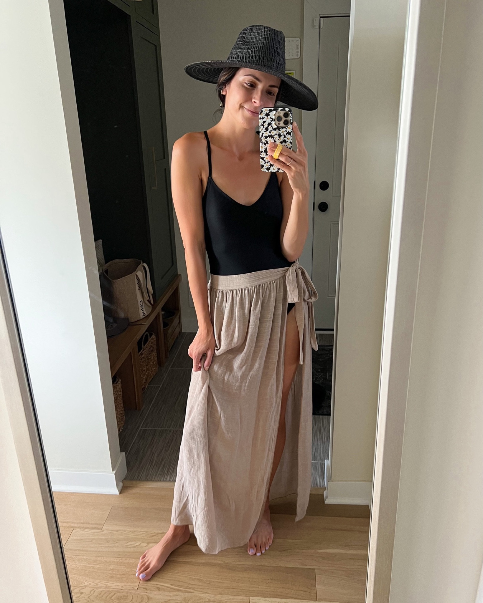 My favorite basic mom-friendly & postpartum friendly swimsuit is back in stock!! True to size, but size up if between sizes. Long length available if you’re tall! Wearing the medium for reference. 

Amazon swim coverup 

#LTKunder50 #LTKswim #LTKsalealert