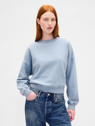 VintageSoft Wedge Crewneck Sweatshirt | Gap (US)