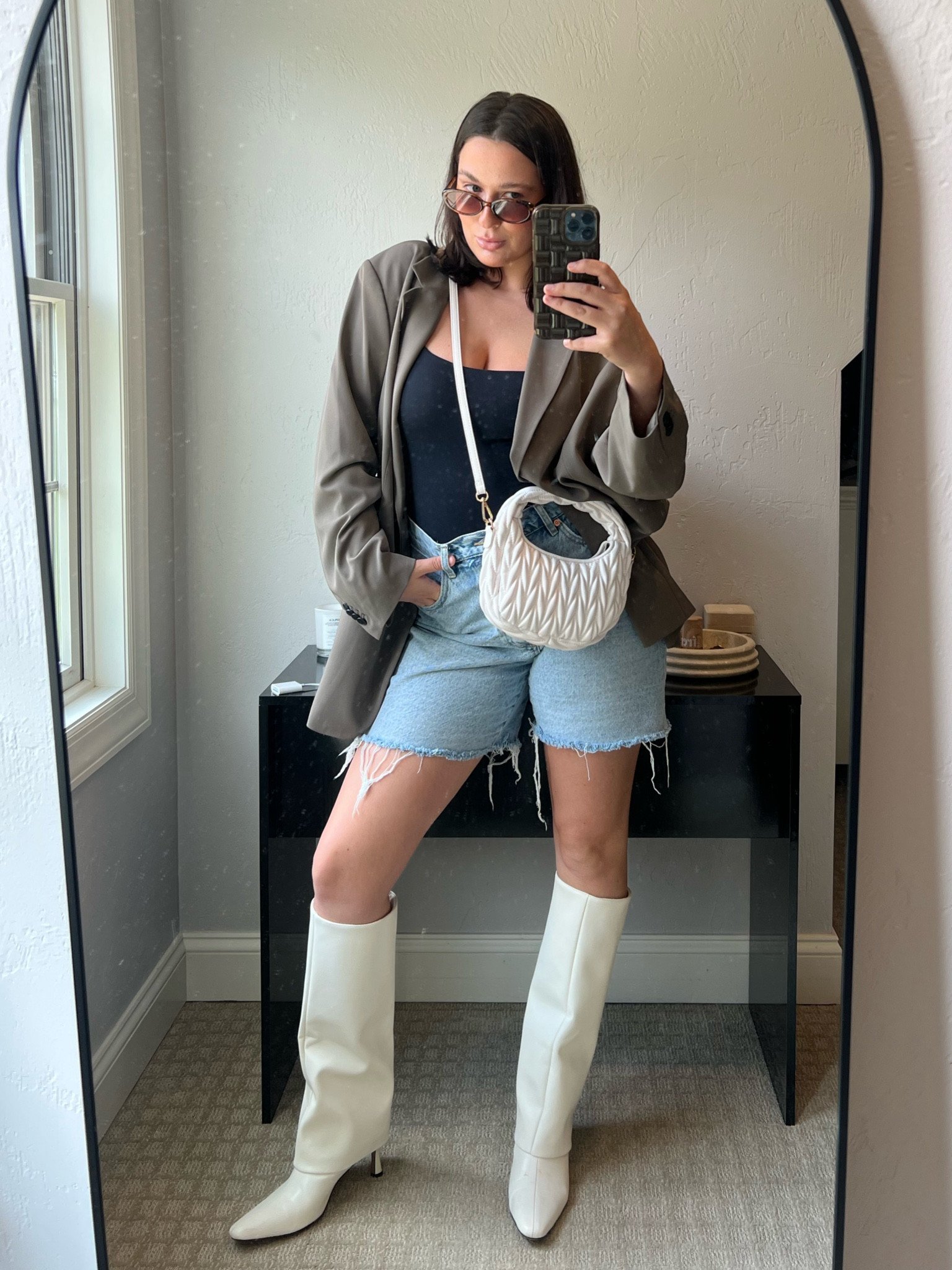 Take any fit from day to night just by adding an oversized blazer. This may be my favorite outfit I’ve styled by far 🤎

#LTKunder100 #LTKstyletip