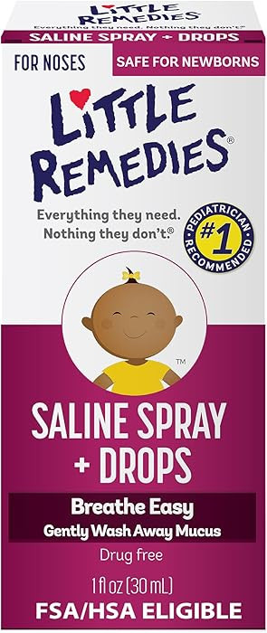 Little Remedies Noses Saline Spray Drops, 1 Fl Oz | Amazon (US)
