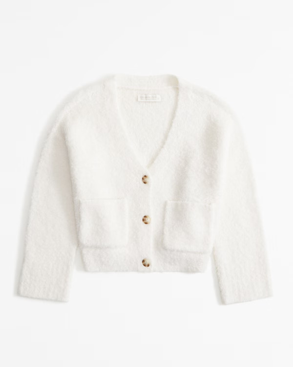 Women's Lounge Boucle Cardigan | Women's Clearance | Abercrombie.com | Abercrombie & Fitch (US)