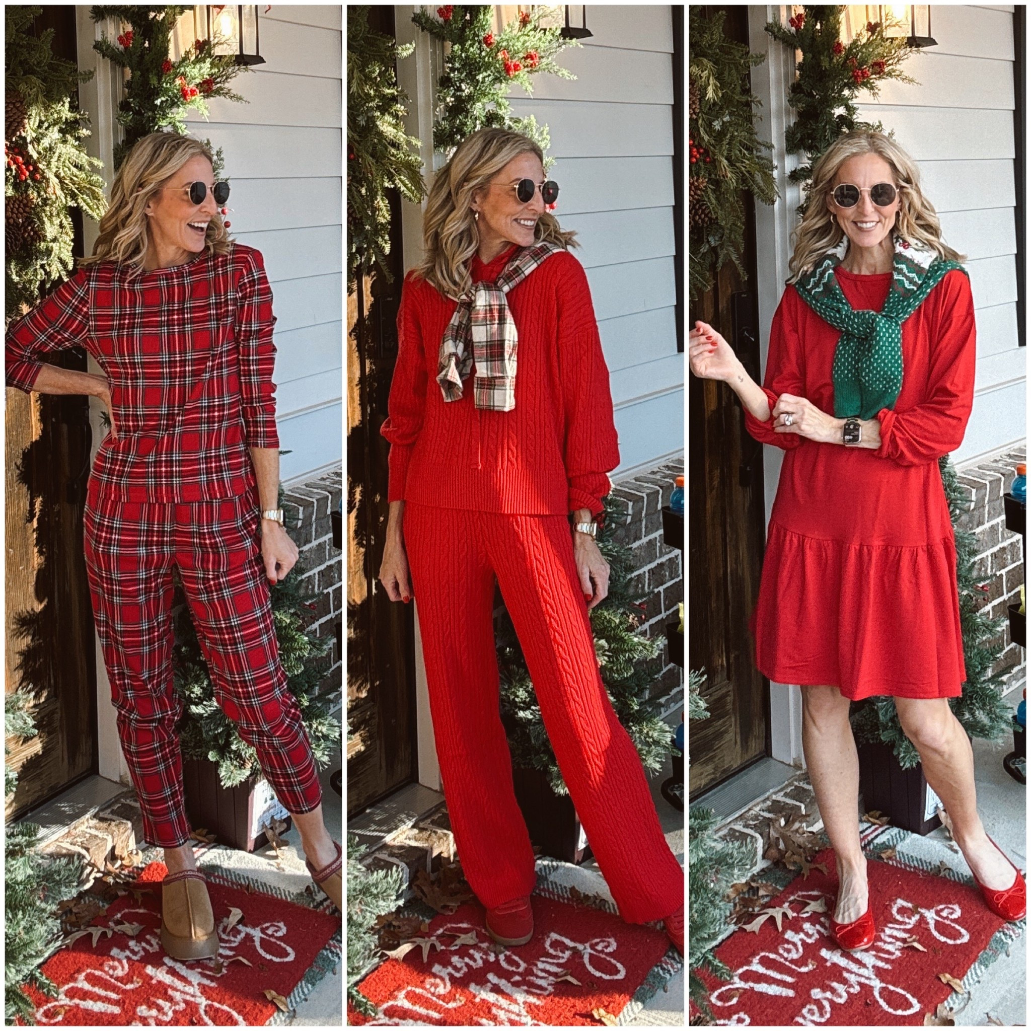 From cozy moments at home to festive plans out and about, Walmart has you covered 🤍 Comment WALMART and I’ll send all the links your way ♥️🛒

• Cozy pajamas for hot cocoa, movie nights, and wrapping presents
• Soft knit sets you can actually run errands in—just toss a flannel or scarf over your shoulders
• A cute red dress for holiday lunches, themed dinners, or brunch with friends

Every single piece here is Walmart finds under $30 (most under $25!)—easy, festive, comfortable, and budget-friendly.

Proof that your entire festive day can be styled by our favorite place 🎄

