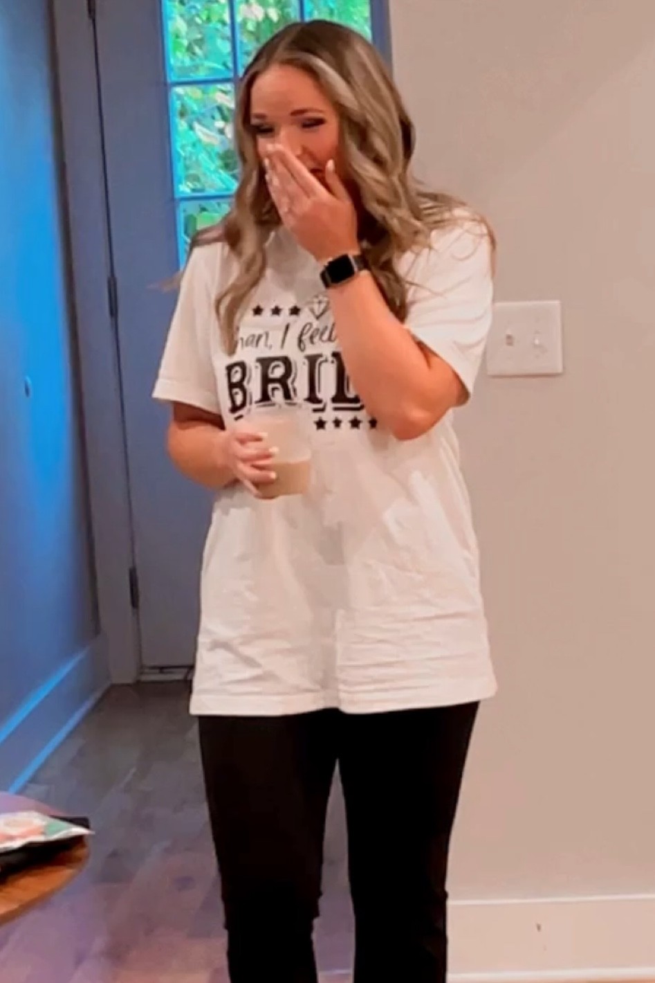 Don’t have a cute pic with this on but LOVED my travel shirt 🤍 & paired with my go-to yoga flares!

#LTKfit #LTKstyletip #LTKwedding