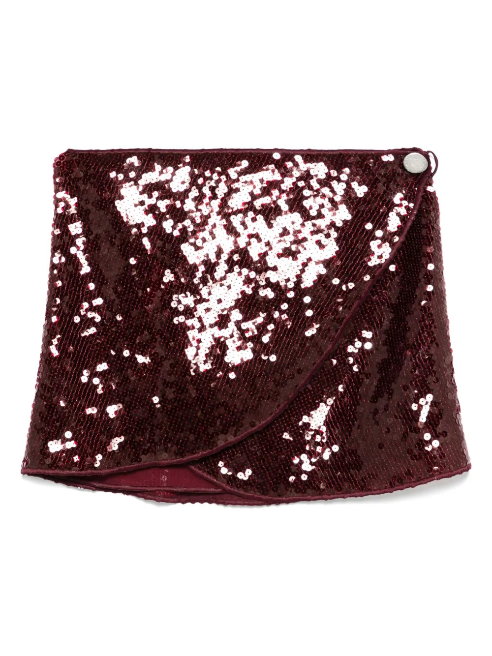 sequin-embellished wrap skirt | Farfetch Global