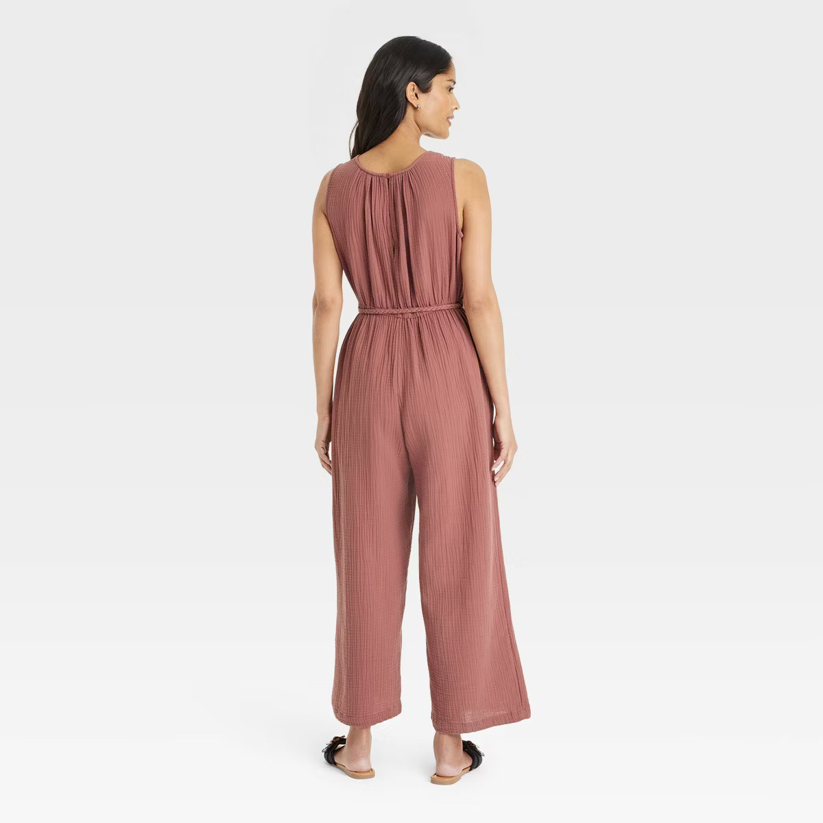 Women's Gauzy Tie-Waist Jumpsuit - Universal Thread™ | Target