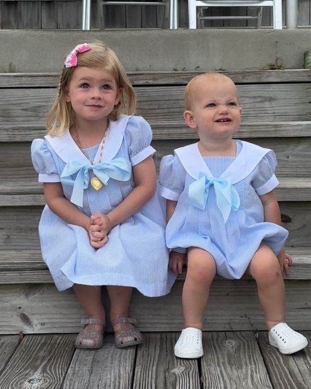 Cutest sailor dresses for little girls! 💙 

#LTKFamily #LTKBaby #LTKKids