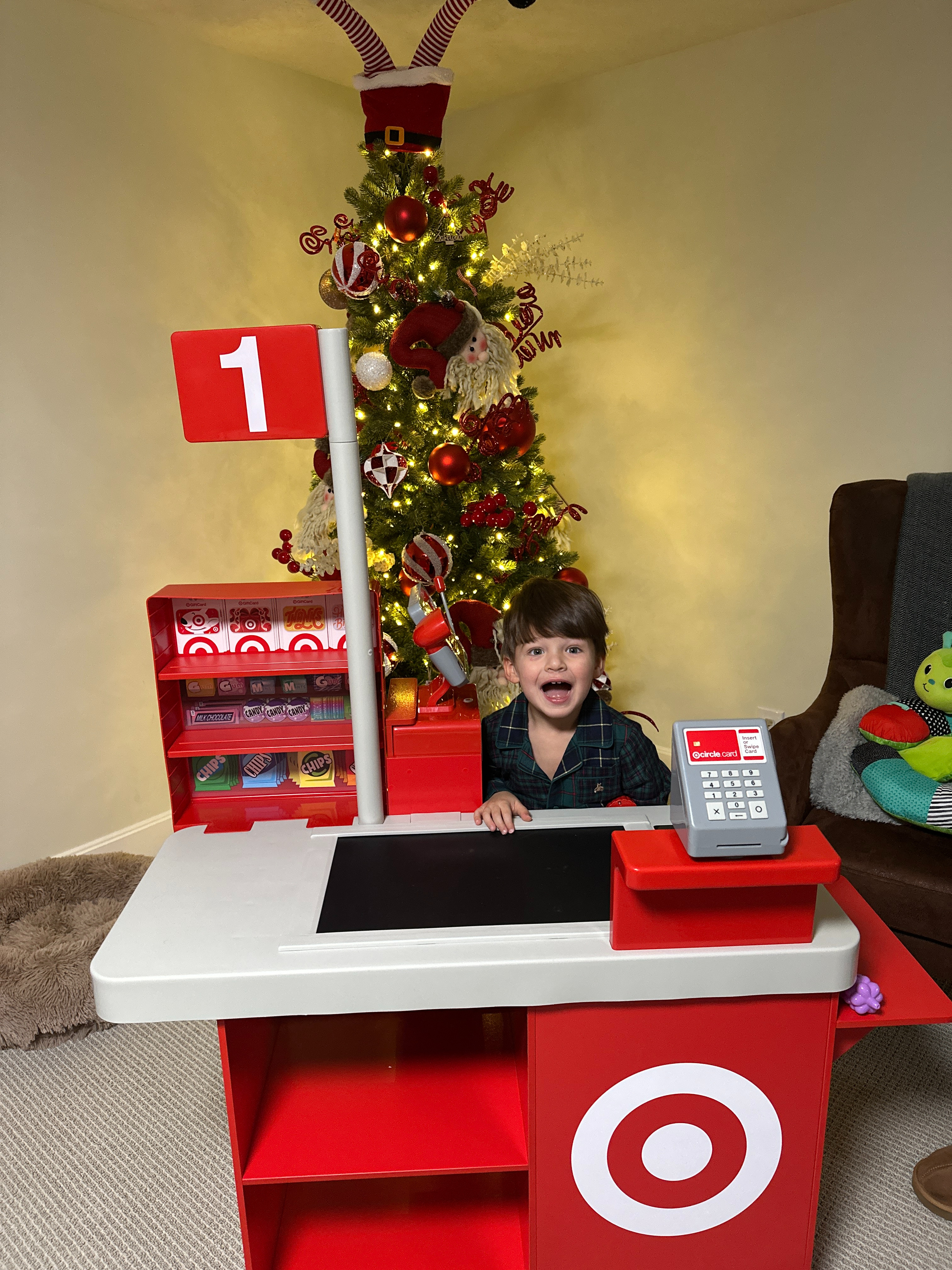 Safe to say that this Target checkout lane was a BIG hit this year! Comes with little groceries, too 🥹

Jackson's pajamas from Gap are sold out, but linking similar that are great deals! 

 #LTKHoliday #LTKSaleAlert #LTKKids