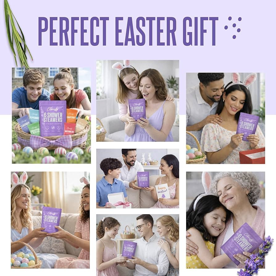 Cleverfy Shower Steamers Aromatherapy - Easter Basket Stuffers for Teens and Adults - Easter Gift... | Amazon (US)