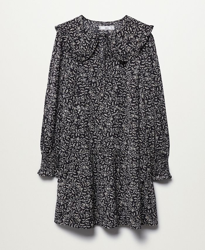 MANGO Women's Baby Doll Printed Dress & Reviews - Dresses - Women - Macy's | Macys (US)