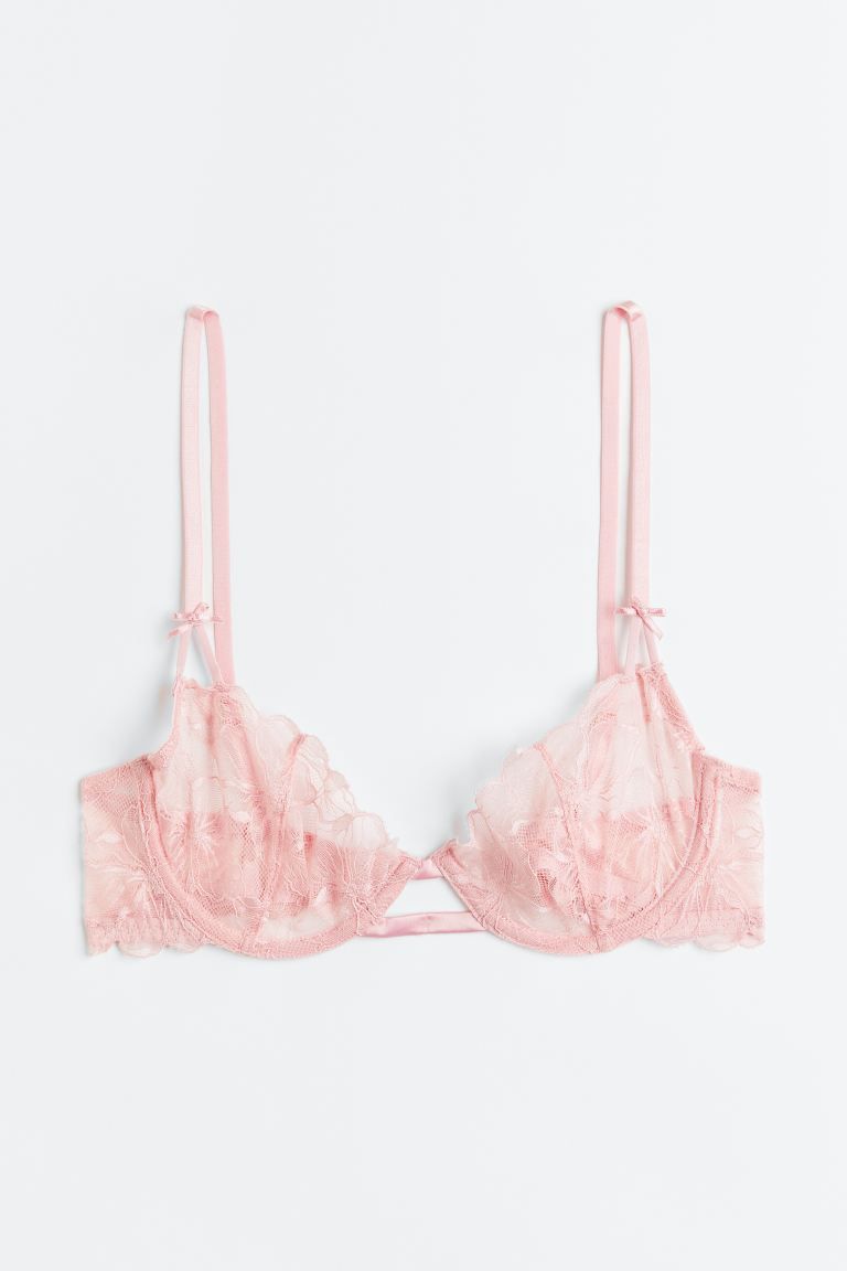 Non-padded Underwire Lace Bra | H&M (US)