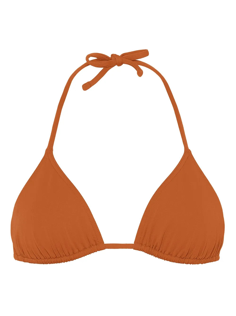ERES Mouna triangle bikini top - Brown | Farfetch Global