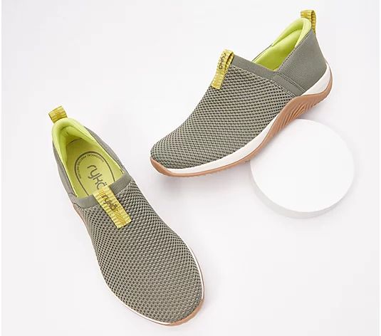 Ryka Trail Knit Slip-Ons - Echo Ease Earth Tones | QVC