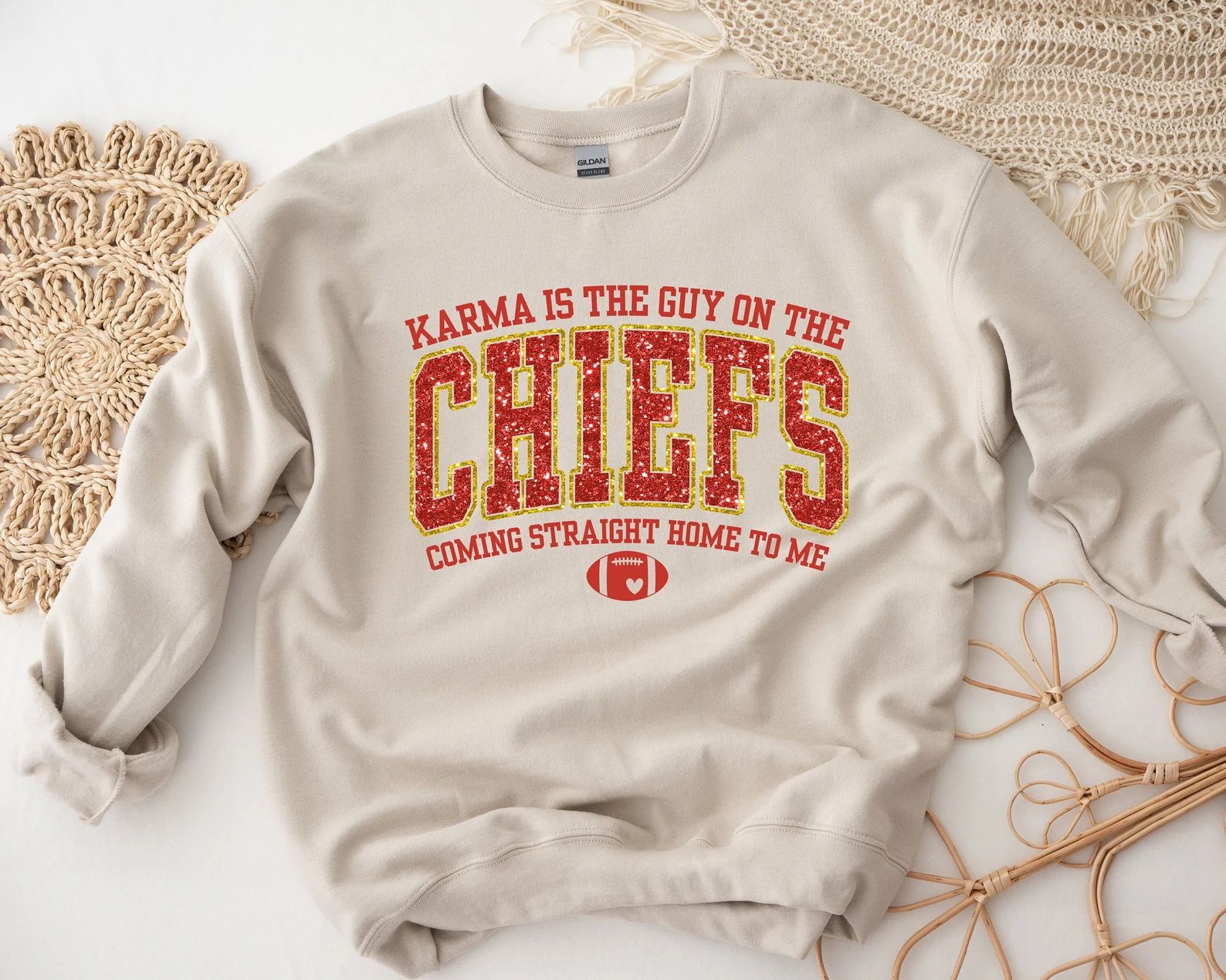 Karma is the Guy on the Chiefs T-shirt and Sweatshirt Travis - Etsy | Etsy (US)