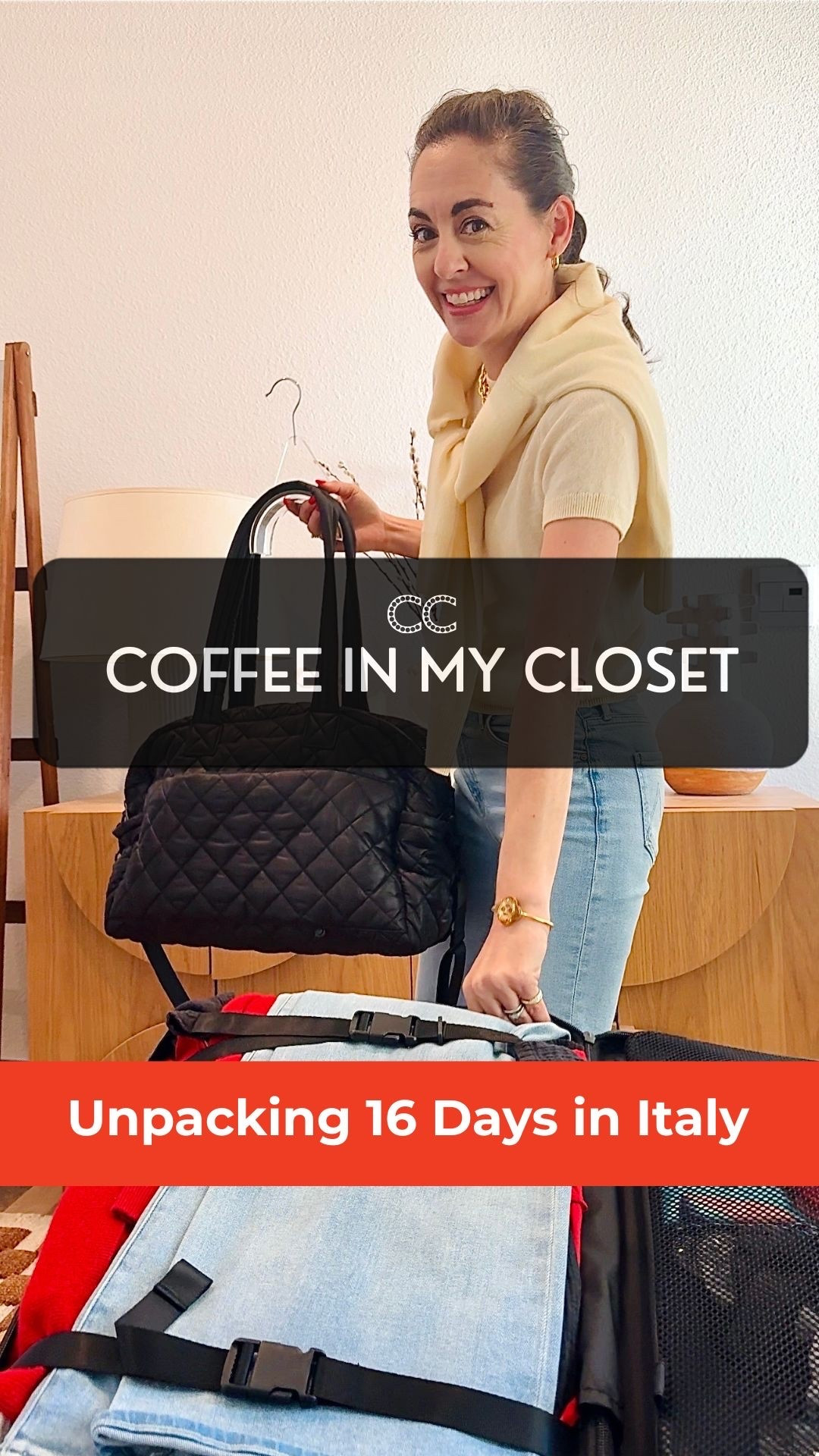 Instagram Live!

I’m unpacking and airing my dirty laundry. These are the pieces I wore the most in Italy from my European summer, carry-on capsule wardrobe including capsule wardrobe multipliers: a button up, cardigan, fit and flare dress, boxer shorts, and convertible jewelry. I easily got it in and out of five different destinations throughout Italy without one wrinkle or packing cubes in my favorite luggage and matching tote! 

Use promo code CLOSETCHOREOGRAPHY20 to save on my jewelry