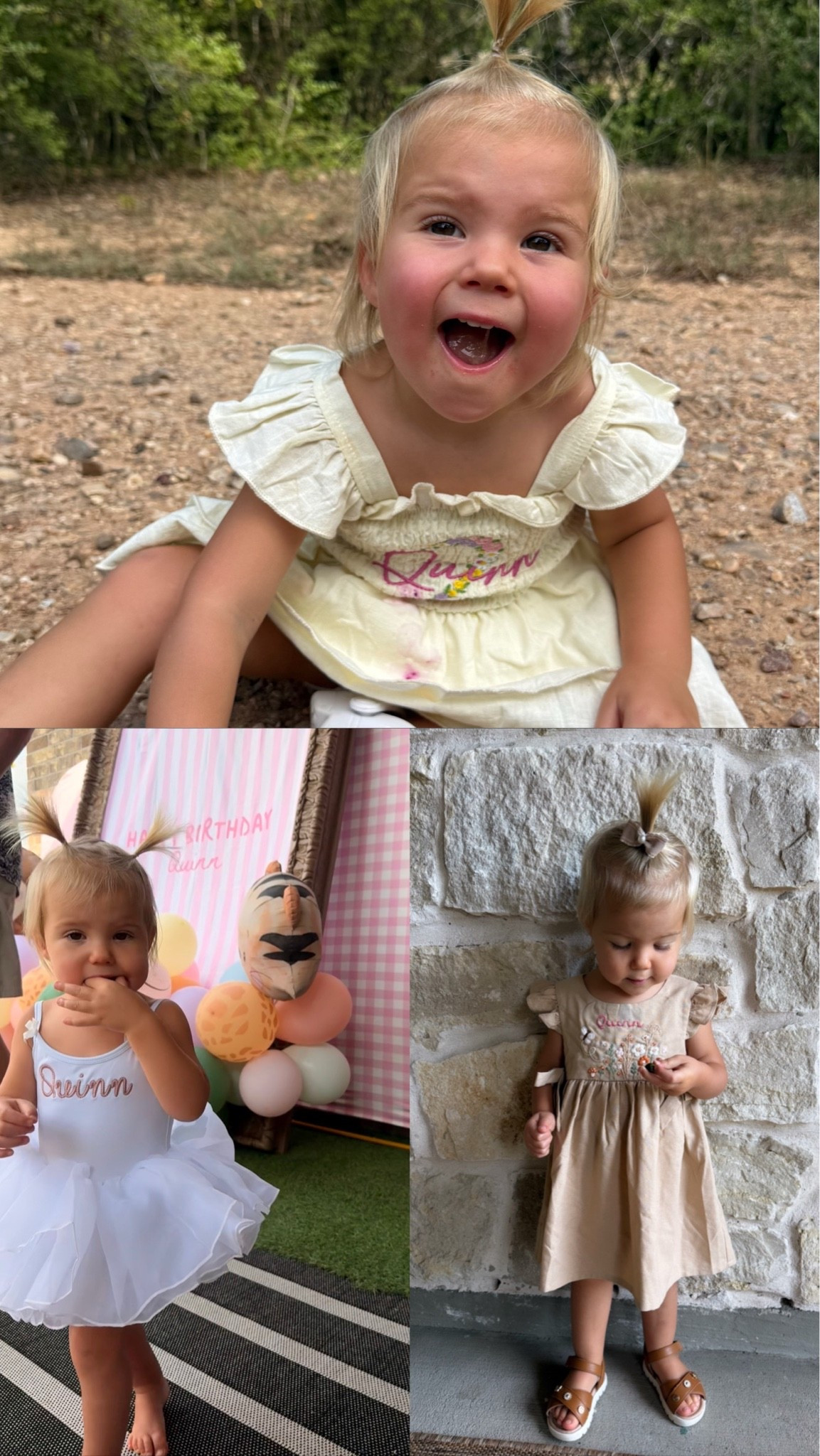 Quinn’s outfits from this weekend! All are from Etsy, obsessed with every single one of them 🥰🥹

#LTKootd #LTKKids