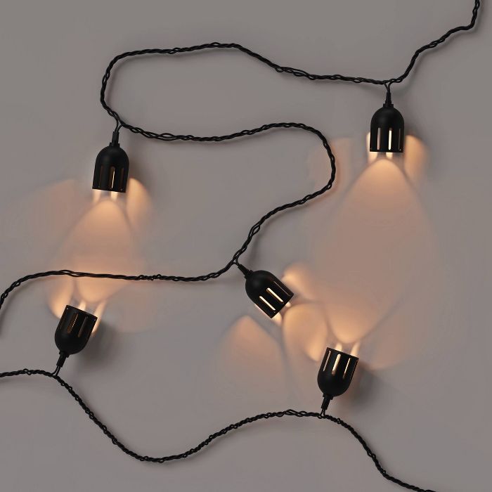 10ct Incandescent Outdoor String Lantern Lights Black - Project 62™ | Target