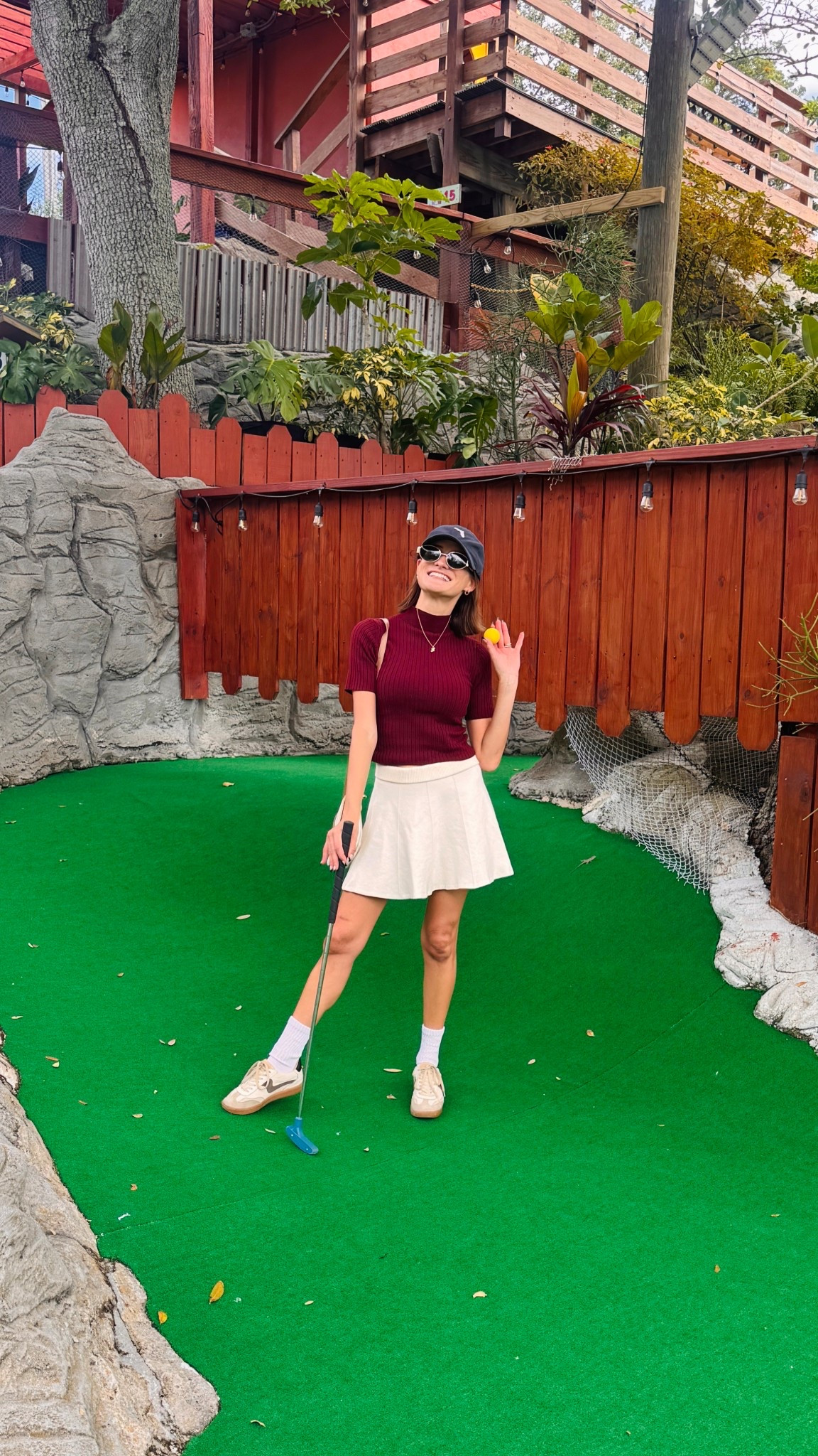Current on-the-go #ootd for weekend adventures⛳️