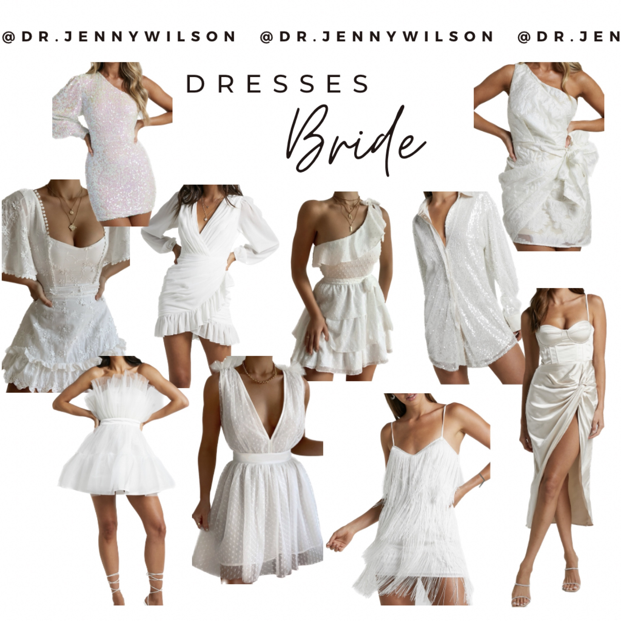 Siofra Mini Dress - Zig Zag Fringe Dress in White