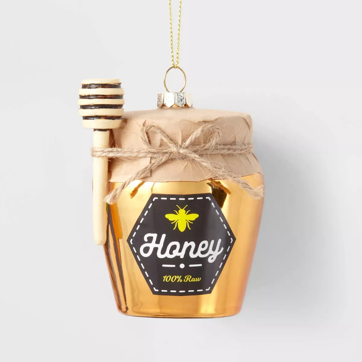 4" Honey Jar Glass Christmas Tree Ornament - Wondershop™ | Target