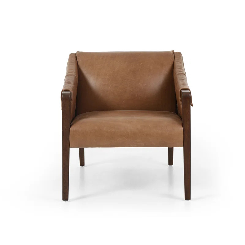 Karin Genuine Leather Armchair | Wayfair North America