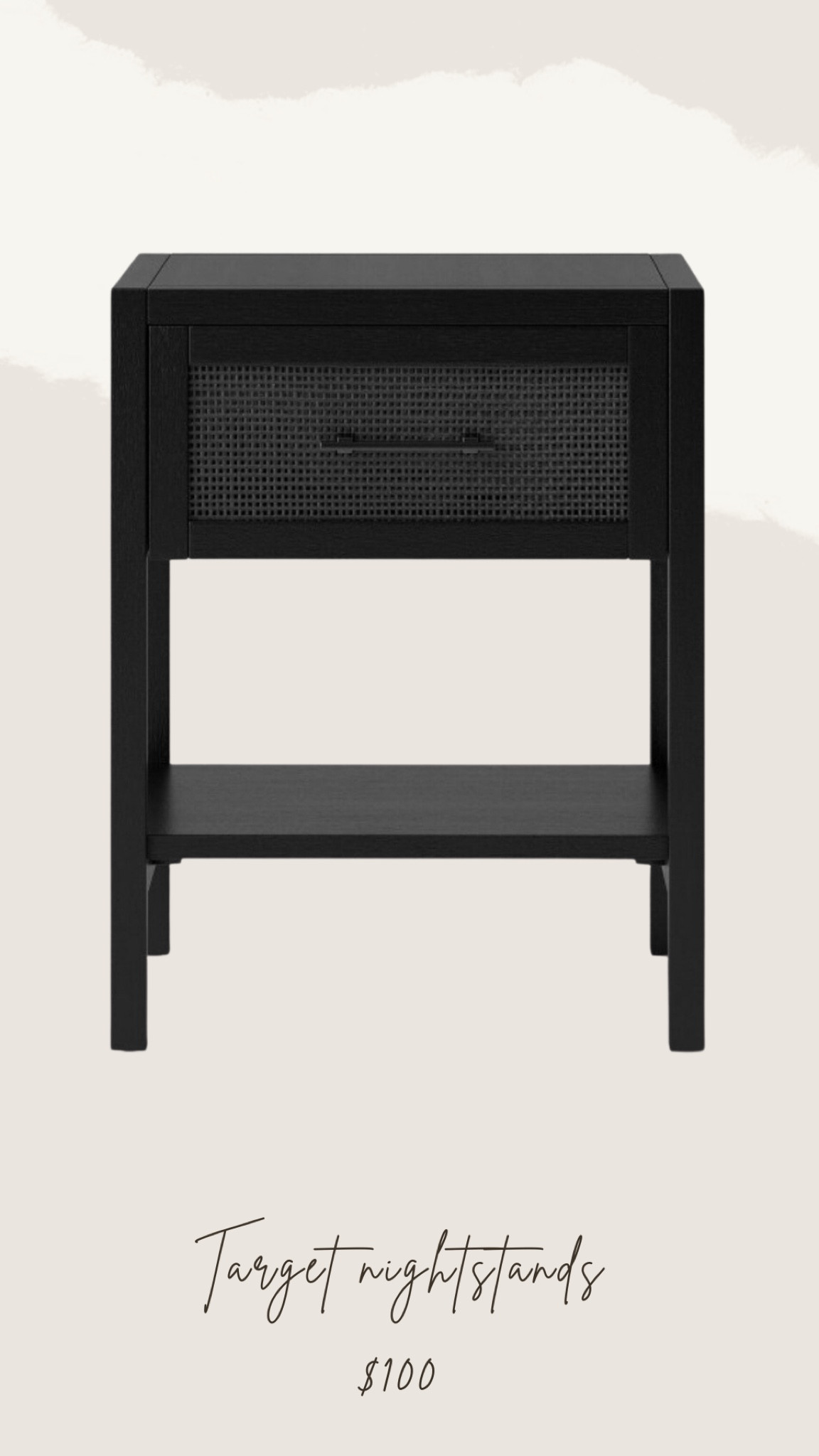 just ordered these for our master bedroom, and I am FLOORED by the affordability and the quality! Perfect size for our space. 

Target home, target finds, affordable home decor, night stands, black night stands, home finds, affordable home, monochromatic home, neutral home decor 

#LTKsalealert #LTKunder100 #LTKFind