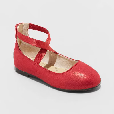 Toddler Girls' Trinity Slip-On Ballet Flats - Cat & Jack™ | Target