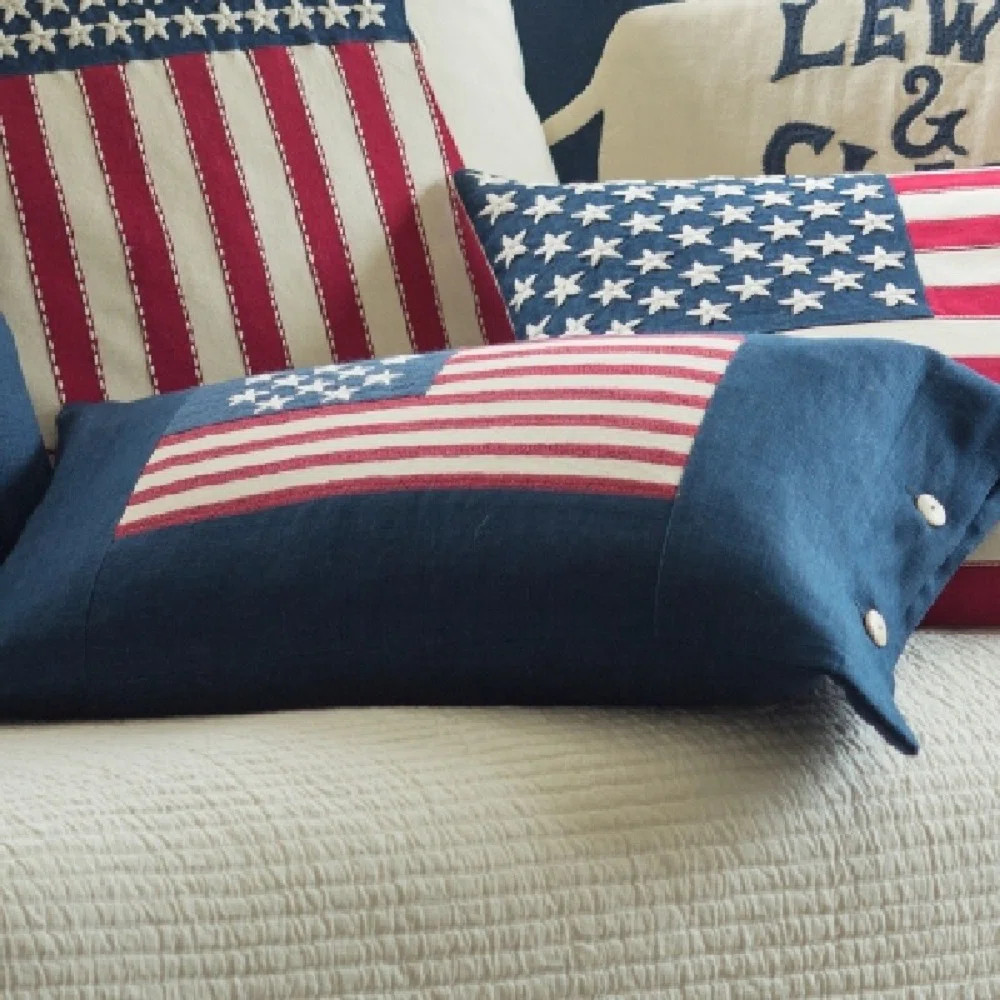Flag Linen Boudoir Pillow | Wayfair North America