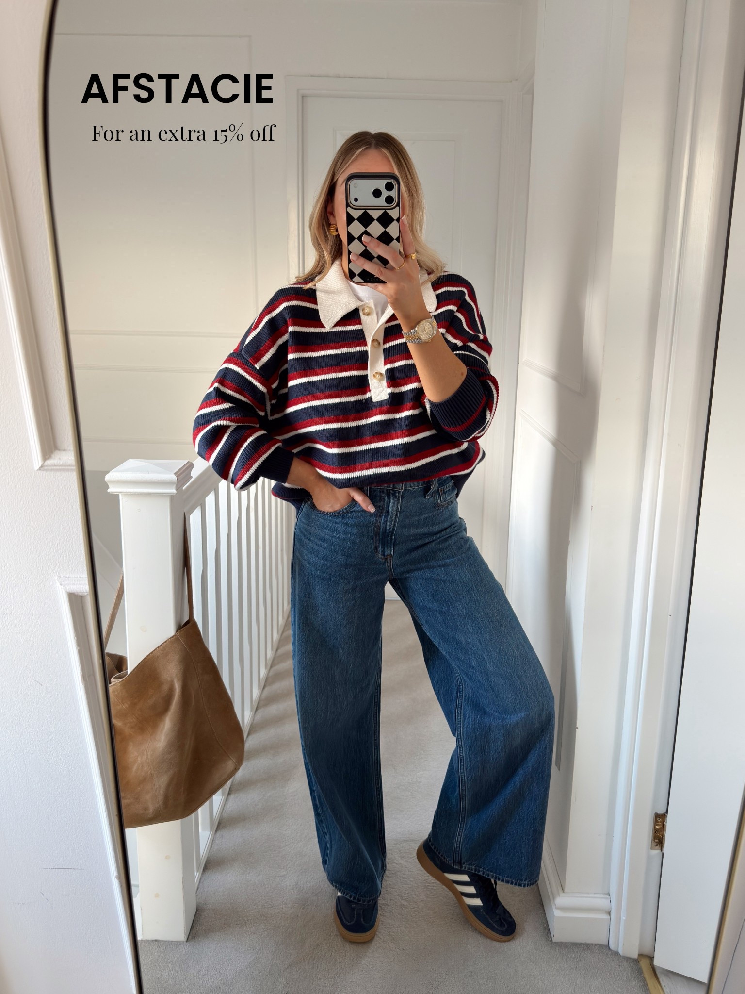 AFSTACIE for an extra 15% off my jumper and jeans. @abercrombie 

#LTKspring #LTKjeans #LTKsale