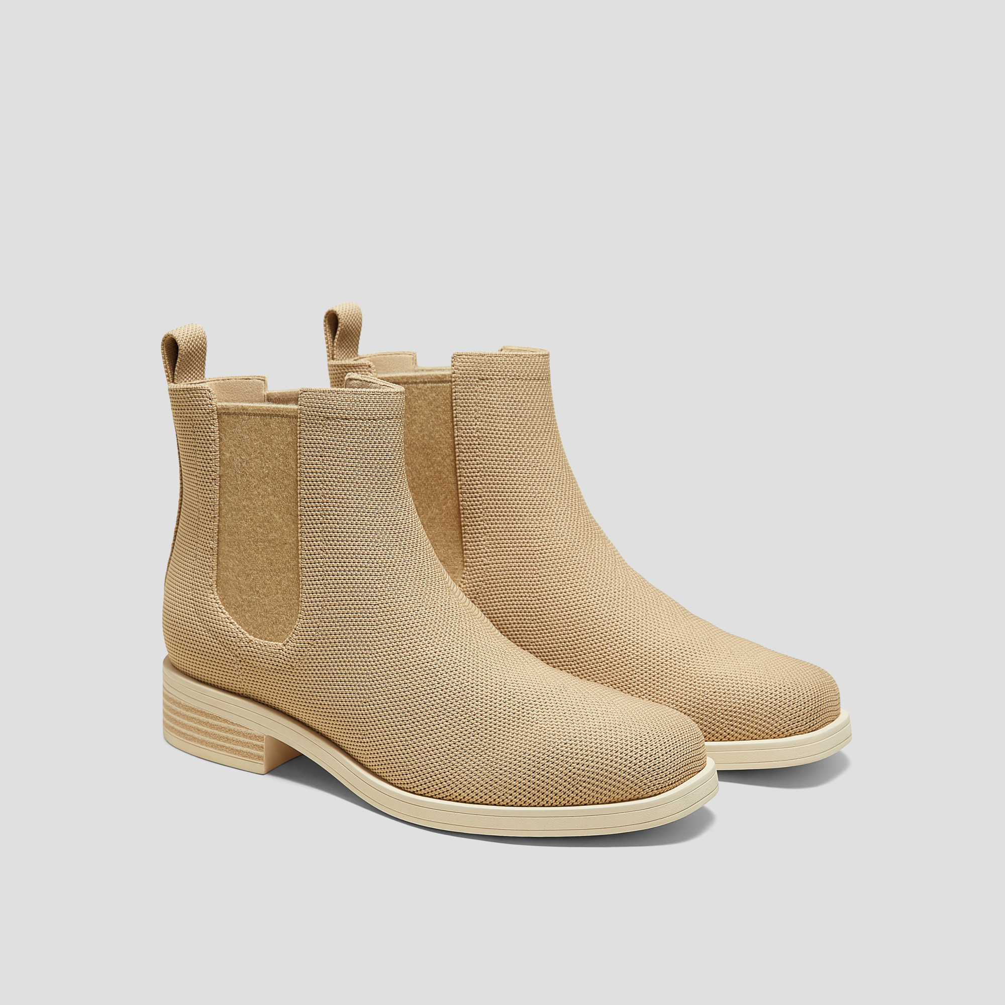 Square-Toe Ankle Chelsea Boots (Clara) | VIVAIA